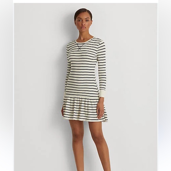 Polo Ralph Lauren Dresses & Skirts - Polo by Ralph Lauren Black and White Striped Dress